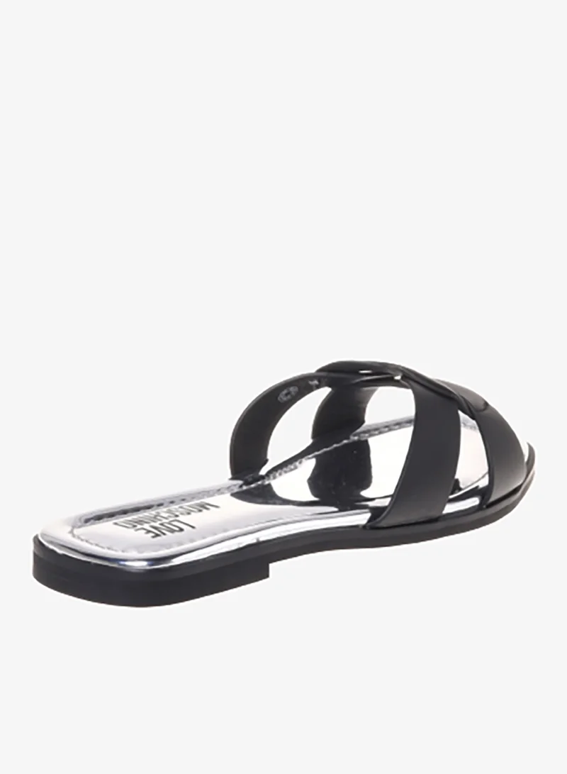 Love Moschino  Casual Slip On Flat Sandals for Women | Best Price UAE